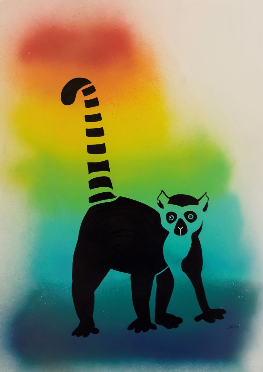 Great Drawings Of Colorful Animals