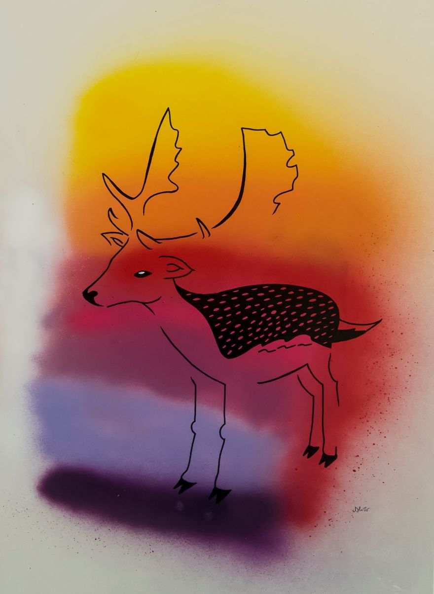 Great Drawings Of Colorful Animals