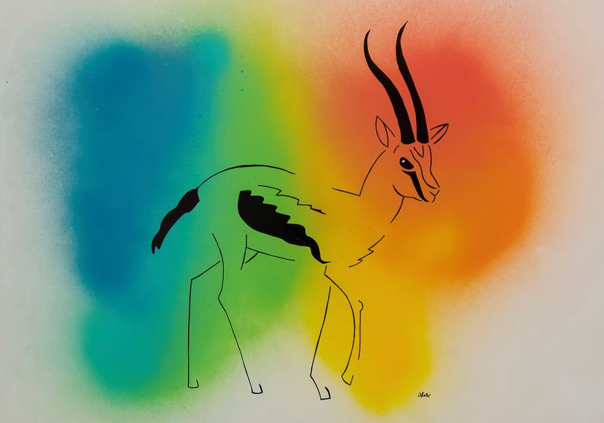 Great Drawings Of Colorful Animals
