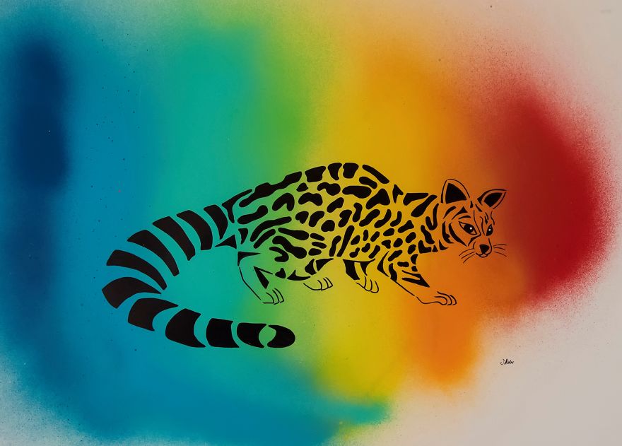 Great Drawings Of Colorful Animals