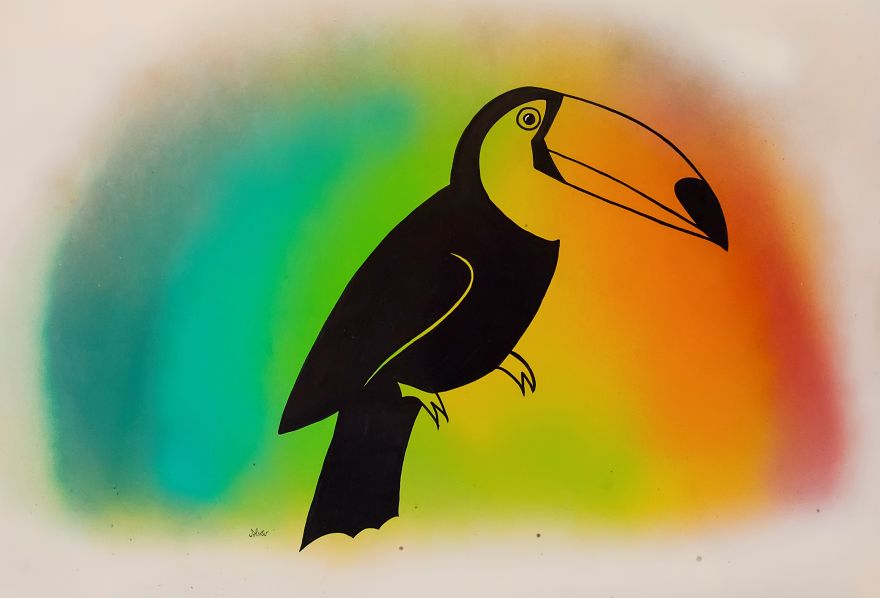 Great Drawings Of Colorful Animals