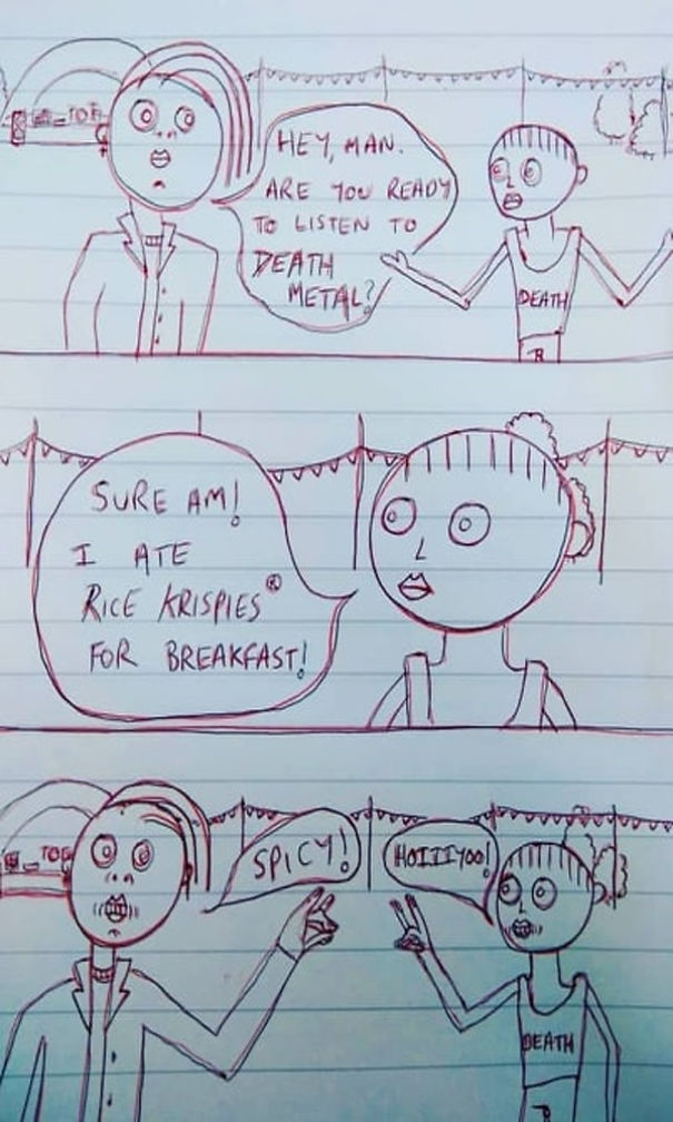 Welsh Cartoonist Creates Hilariously Weird Comic Strips With Bizarre Endings (15 Pics) Welsh Cartoonist Creates Hilariously Weird Comic Strips With Bizarre Endings (15 Pics)