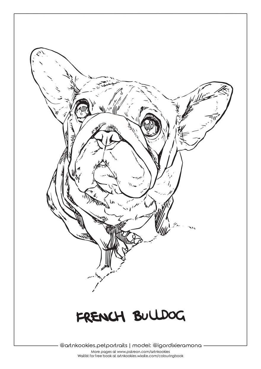 I'm Making Free Colouring Pages Of Your Best Furriends (Send Me Your Dog Pics)