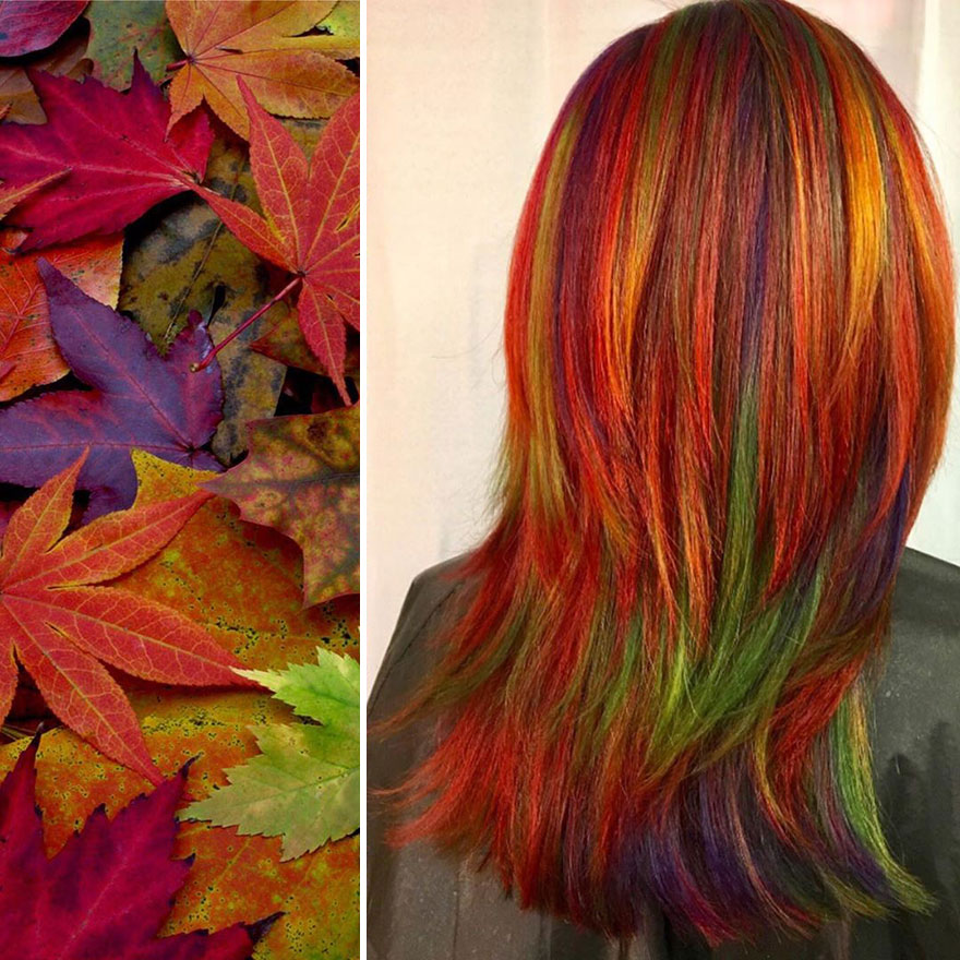 Hairdresser Is Inspired By Nature To Create Colored Hair And The Result Is Incredible
