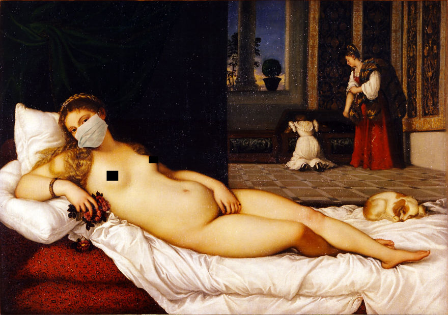 Venus Of Urbino By Titian, 1534