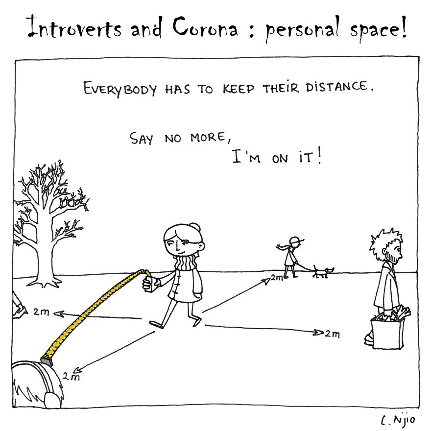 My 9 Comics That Show How Introverts Feel Right At Home In This Pandemic