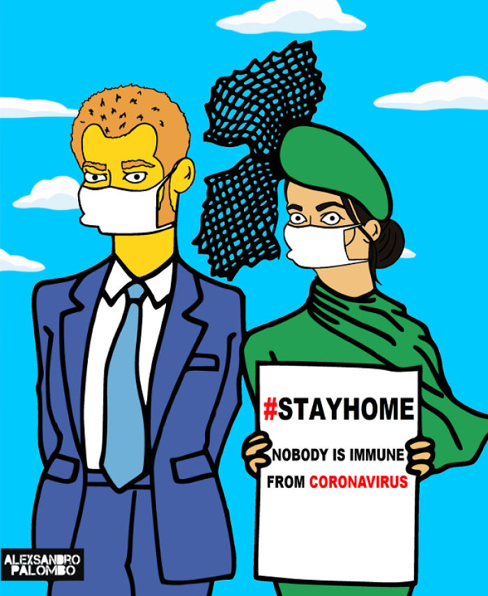The Simpsons, Family Guy, And Royal Families Encourage People To Stay At Home To Stop Coronavirus