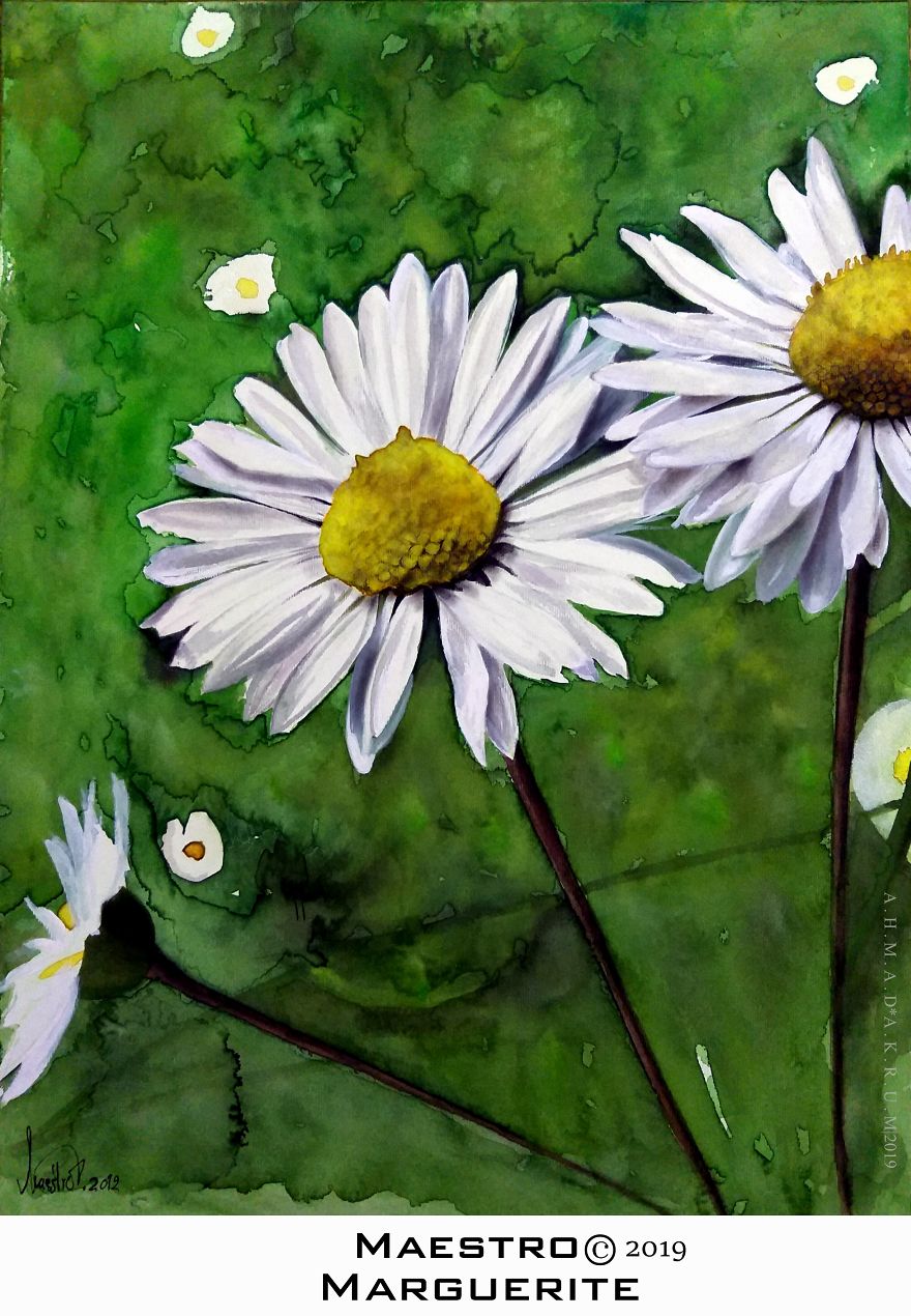 I Made These Arwtorks On Fabriano Between 2019-20, Musical Artworks Took Between 3-4 Hours, The Flower Took About 15-20 Hours, And The Damascene Artwork On Linen Took About 4 Months Of Working. I Made These Arwtorks On Fabriano Between 2019-20, Musical Artworks Took Between 3-4 Hours, The Flower Took About 15-20 Hours, And The Damascene Artwork On Linen Took About 4 Months Of Working.