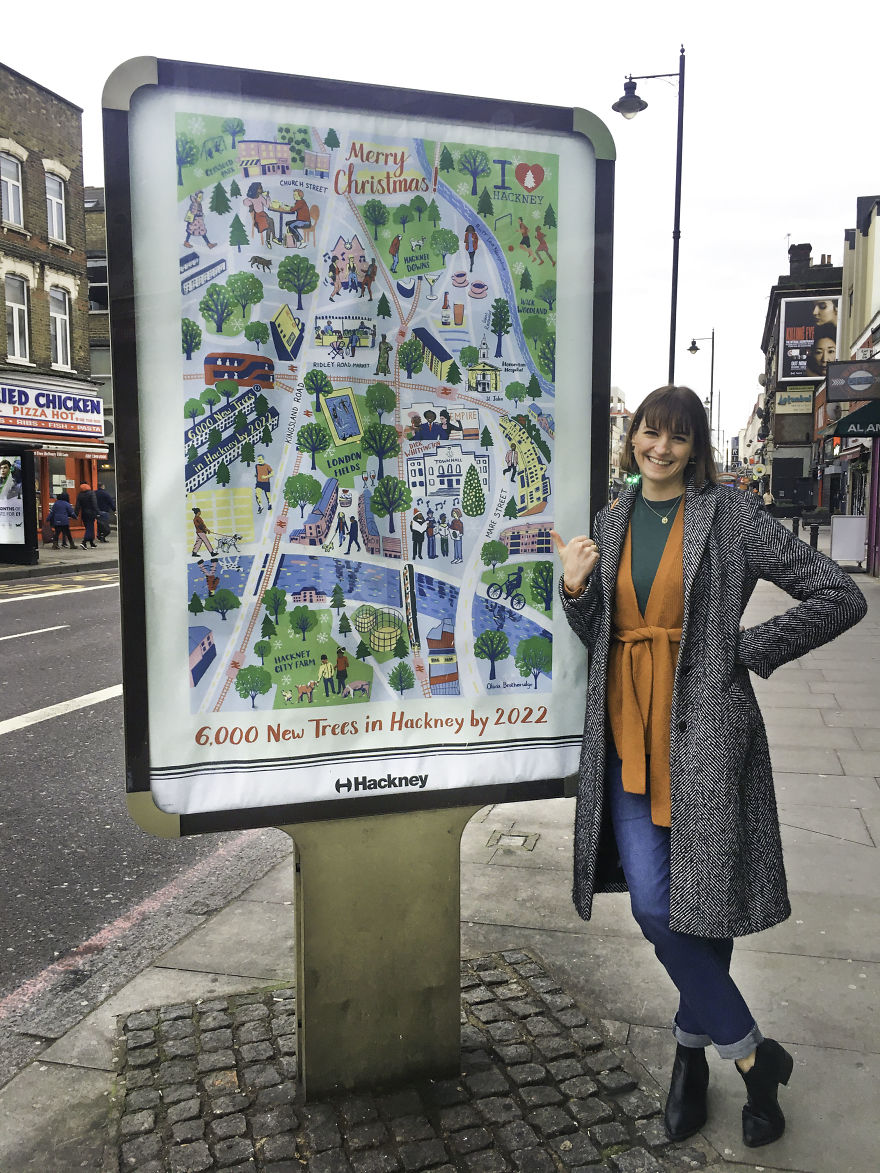 Hackney Council Share An Eco Message In Their New Illustrated Map