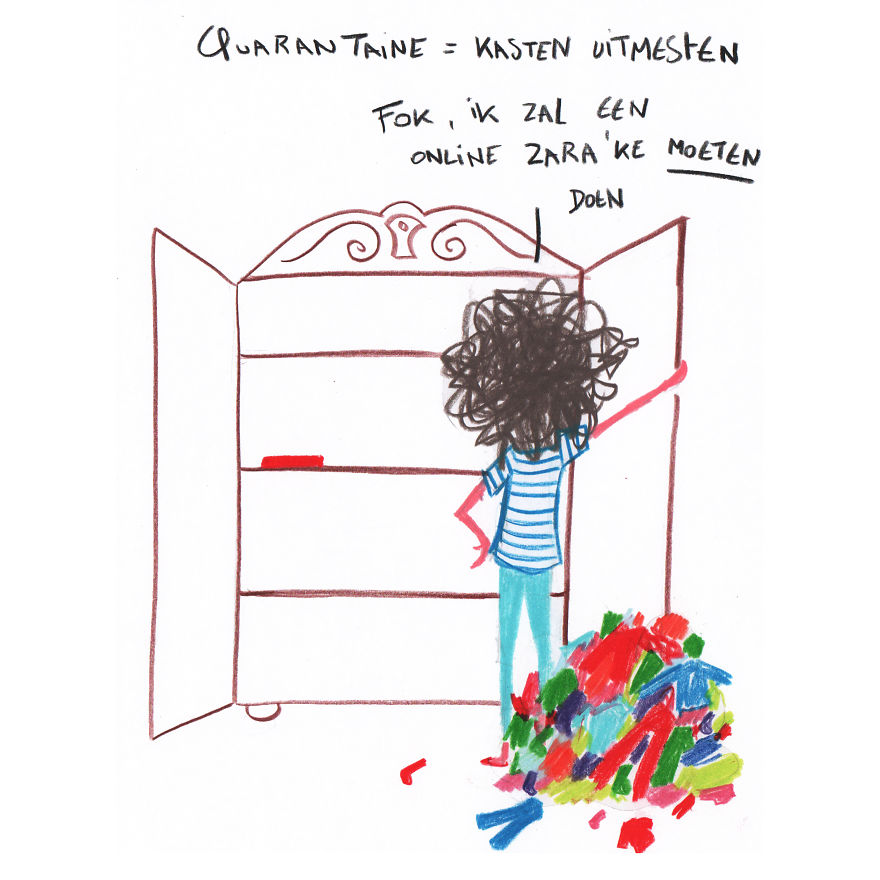 Quarantine Mum Drawing Diary