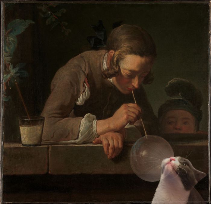 "Bubbles" With Moochie, Jean Siméon Chardin