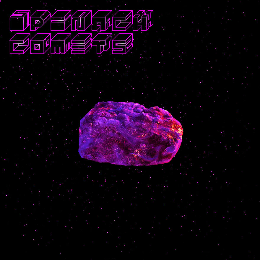 Made With Frozen Spinach Cubes, I Present To You... Spinach Comets!