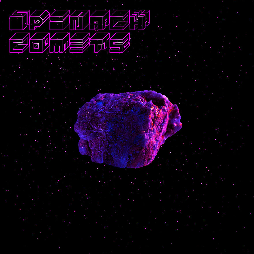 Made With Frozen Spinach Cubes, I Present To You... Spinach Comets!