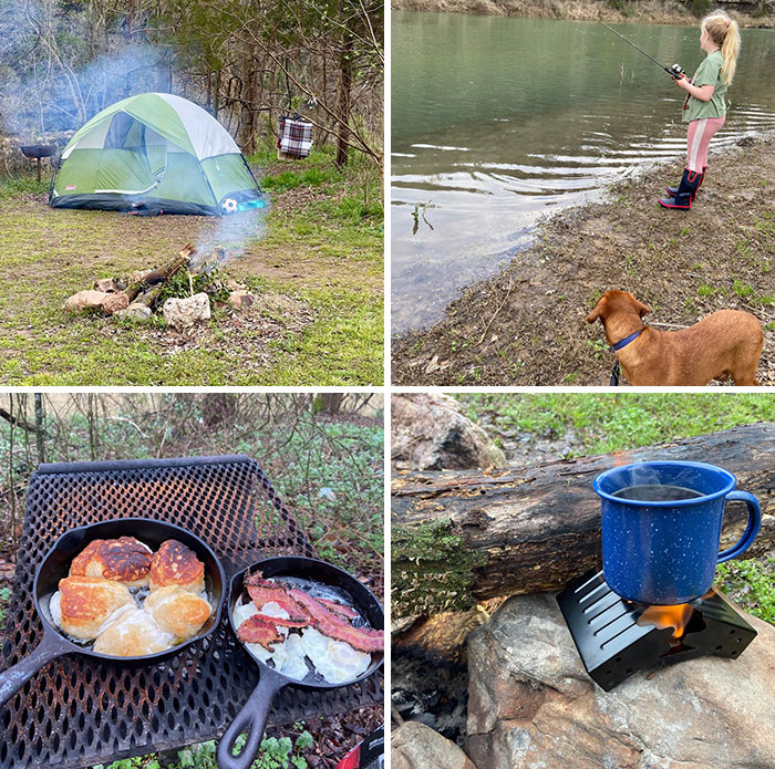 For My Daughter’s 12th Birthday I Got Her A Dog And Took Her Camping And Fishing. Not Something I’ve Ever Done Alone