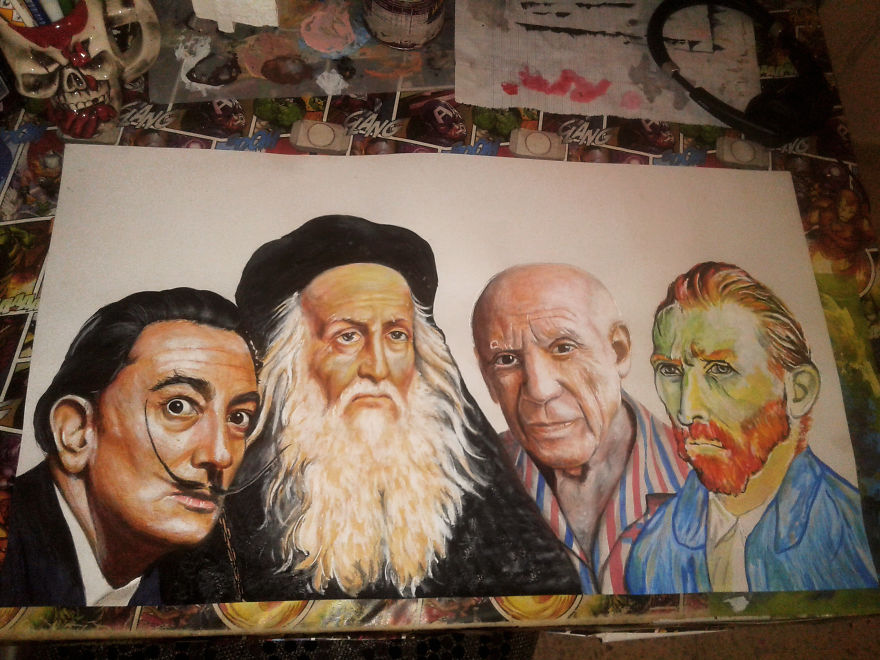 Painting My Favorite Artists