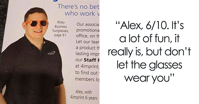 Guy Posts Hilarious Ratings After Noticing That A Company Used Employees As Models