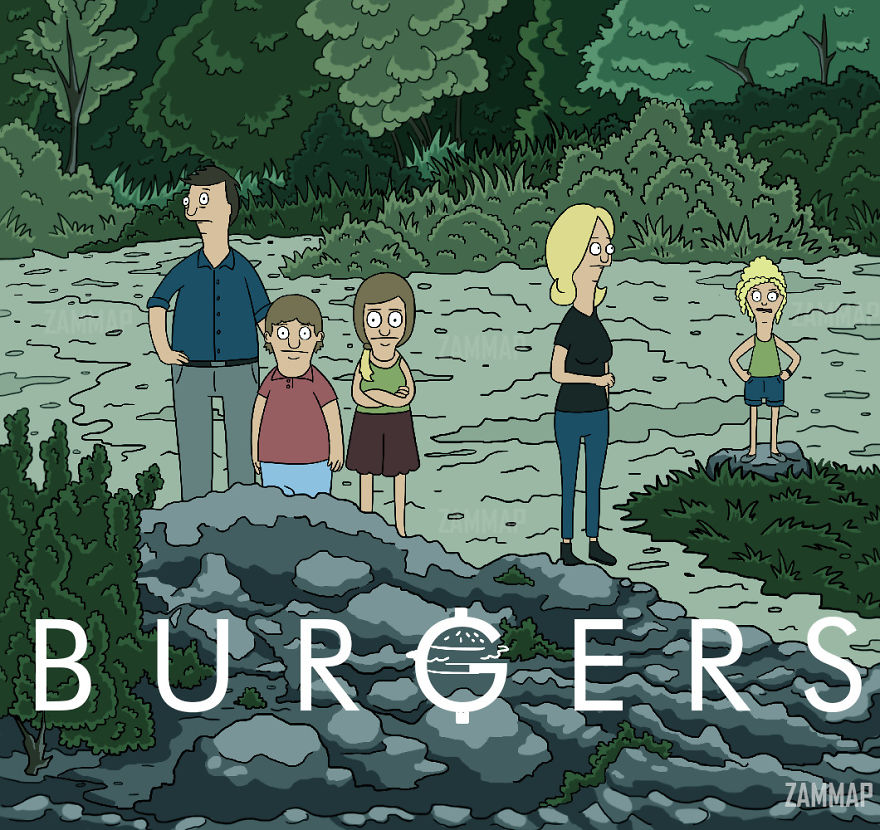 Here Is My Ozark And Bob's Burgers Cross Over Drawings, Because Why Not?