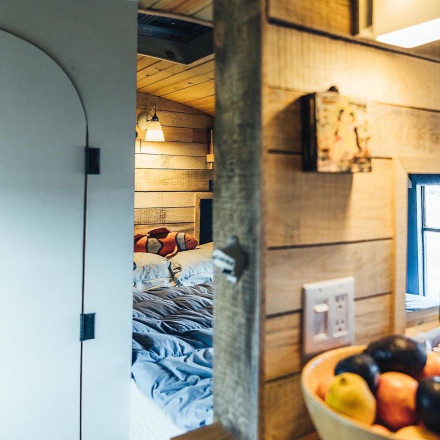 A True Apartment On Wheels - The Most Cleverly Designed School Bus Conversion. A True Apartment On Wheels - The Most Cleverly Designed School Bus Conversion.