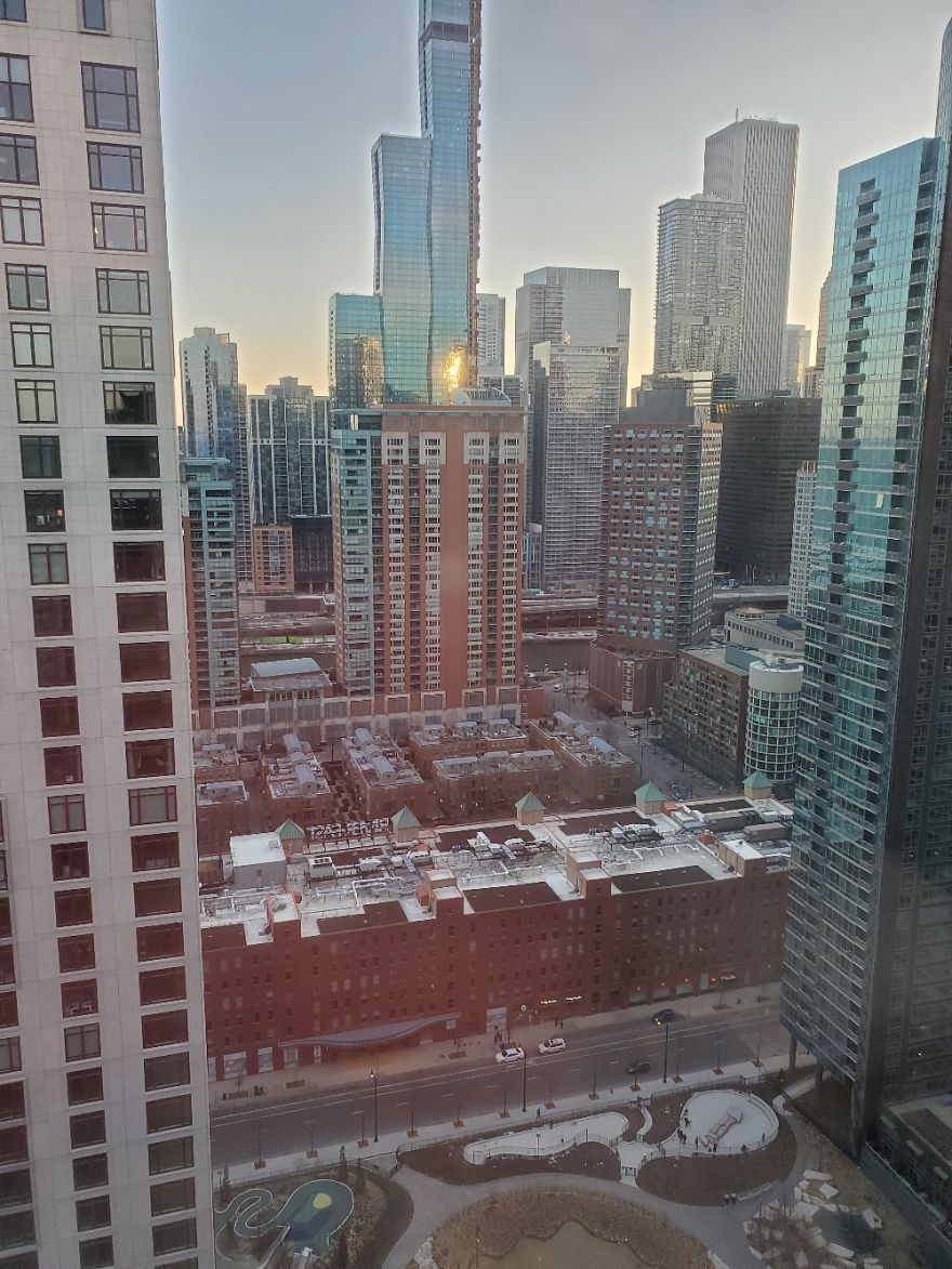 View From My Window. Streeterville Chicago, Il