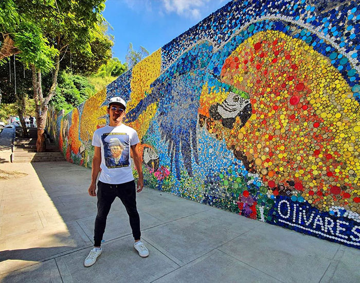 Artist Uses 200k Recycled Bottle Caps To Create Venezuela’s First Eco-Mural