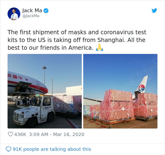 Shipment Of Masks