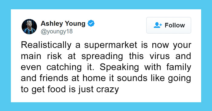 Football Player Ashley Young Shares What It’s Like Living In Quarantined Italy And Gives His Tips