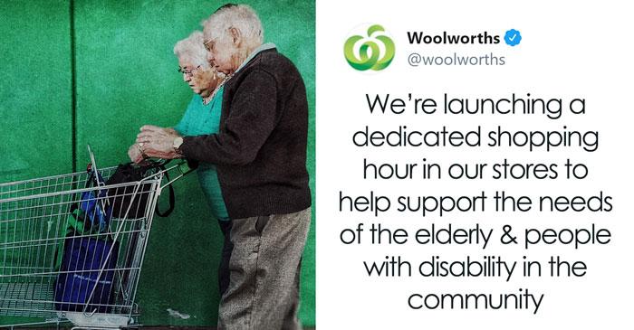 Amidst Panic Buying Craze, Woolworths Introduces ‘Elderly Only’ Shopping Hours