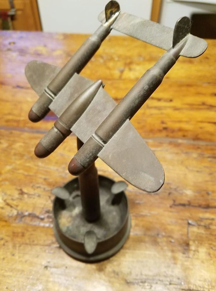 World War 2 Trench Art That I Found At A Estate Sale Yes It Came Home With Me