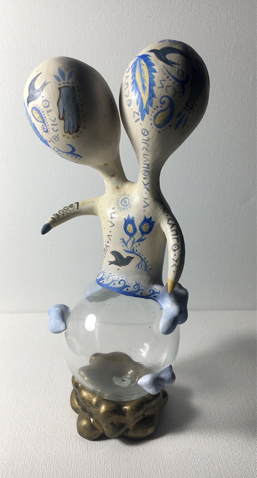 People Of The Clouds - 12 Hybrid Creatures Made Of Clay And Paint.