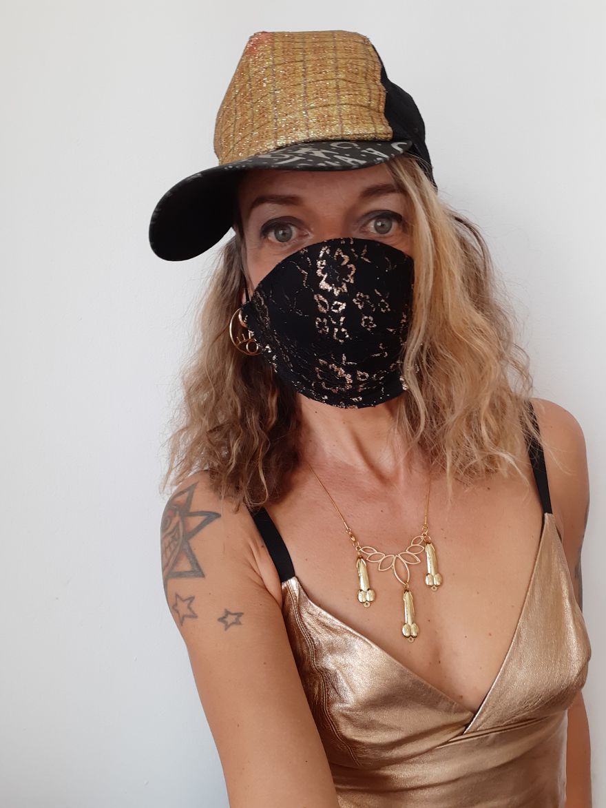 Designer Makes Braface Masks To Go With Penis Amulets