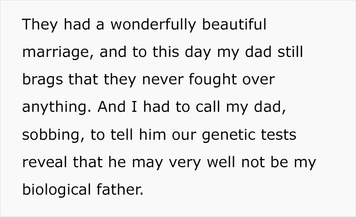 Person "Destroys Their Family" After Buying An Ancestry Kit And Learning Their Dad Isn't Their Biological Father