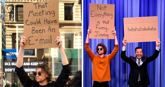 ‘Dude With A Sign’ Has 5.7 Million Followers For Dropping Truth Bombs On Signs In Public