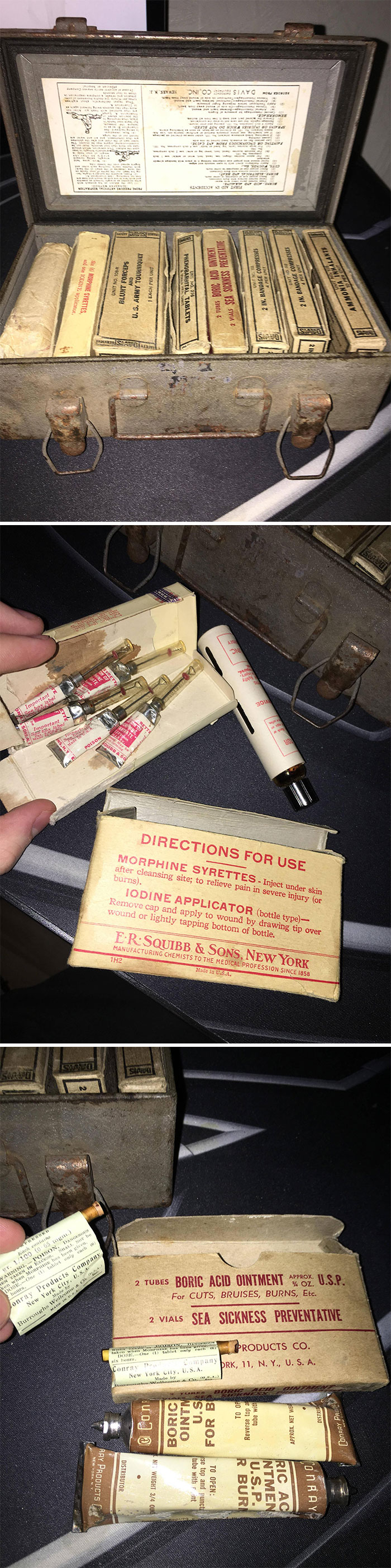 Found An Old Med Box, With Everything In It
