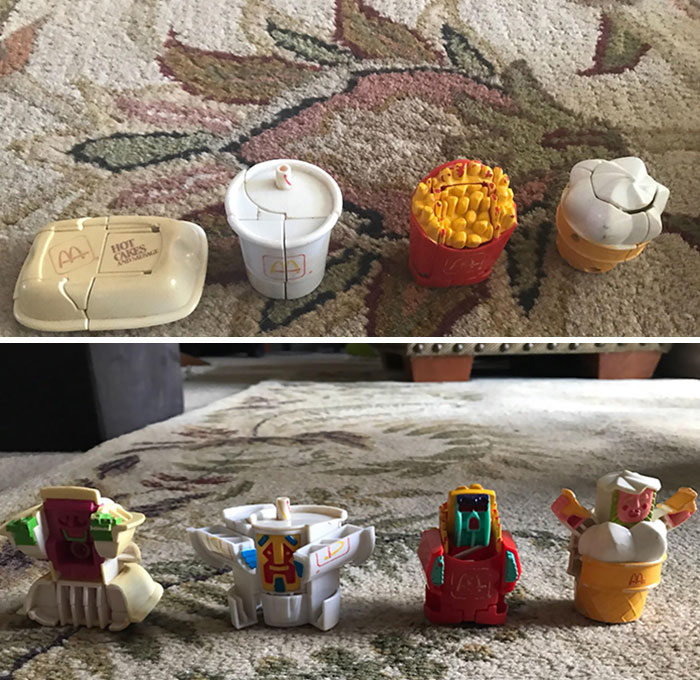 Mom Found My Old McDonald’s Food Toys That Turned Into Robots