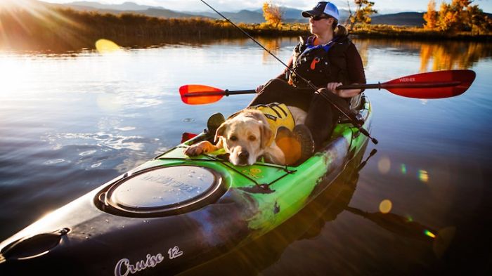 Kayaking With Dog!