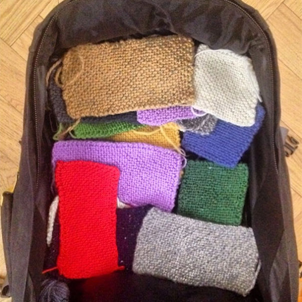 I Knit A Square A Day Travelling Overland Across The World To Make A Quilt. Now, Let's Do It Together In Quarantine