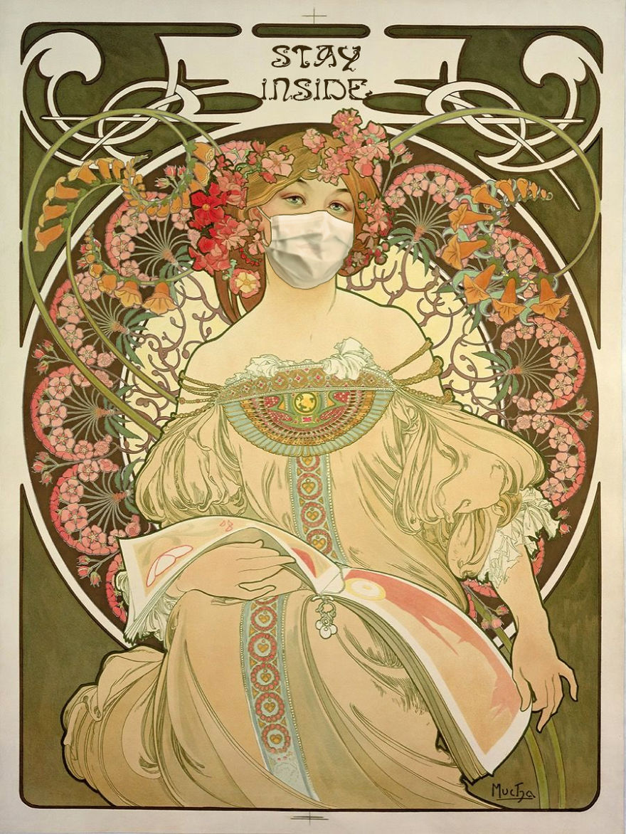 Reverie By Alphonse Mucha, 1897