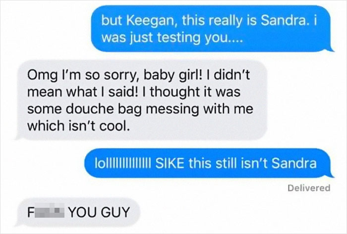 Stranger Gets Texts From A "Nice Guy" That Was Given A Fake Number, Quickly Learns Why The Girl Did It