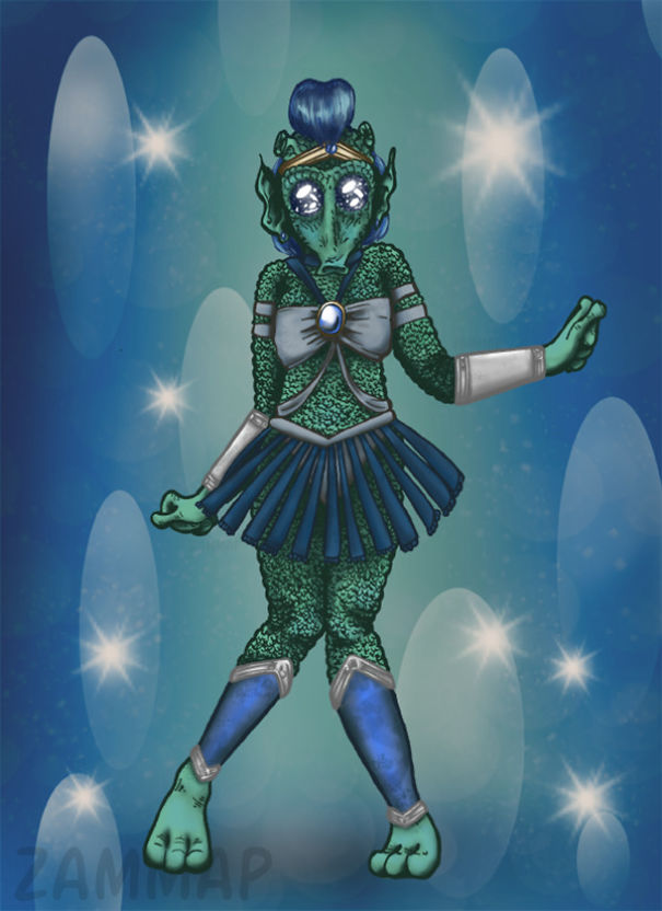 I Reimagined Sailor Scouts In The Star Wars Universe