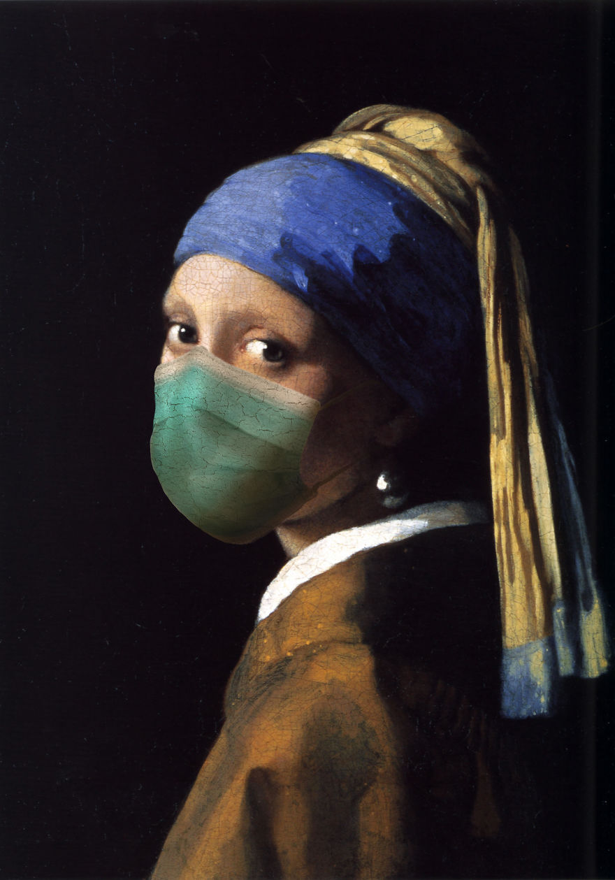 Girl With A Pearl Earring By Johannes Vermeer, 1665