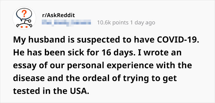American Man Feels All The Symptoms Of Coronavirus, Tries Getting Tested, Finds Himself Surrounded By Unprofessionalism