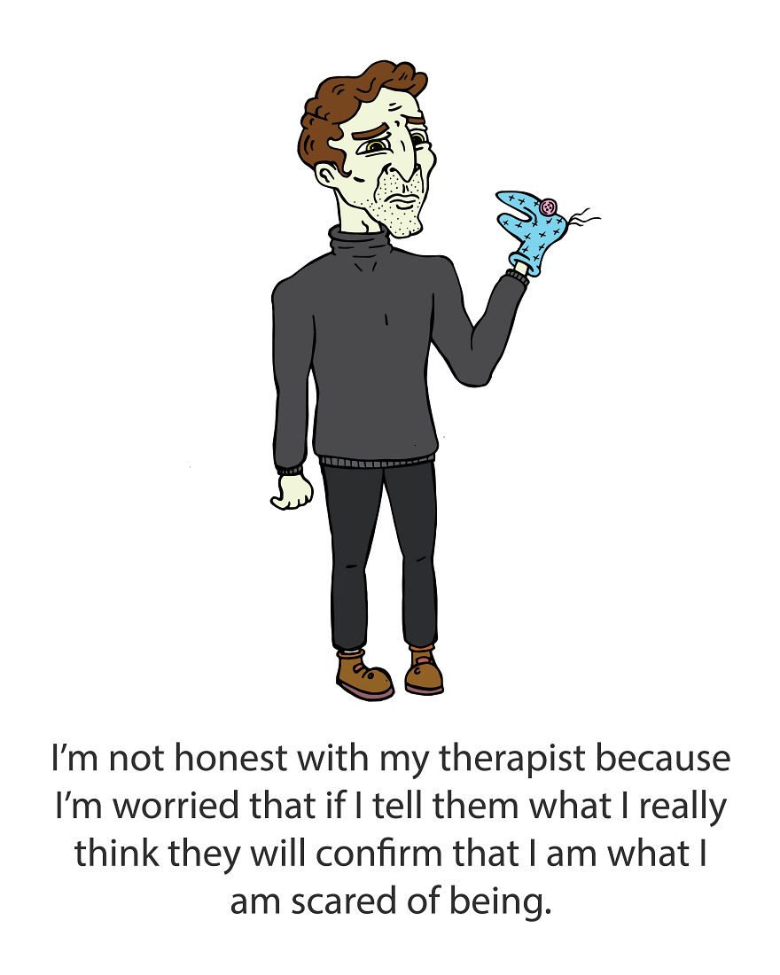 I Draw This When I Was Feeling Anxious