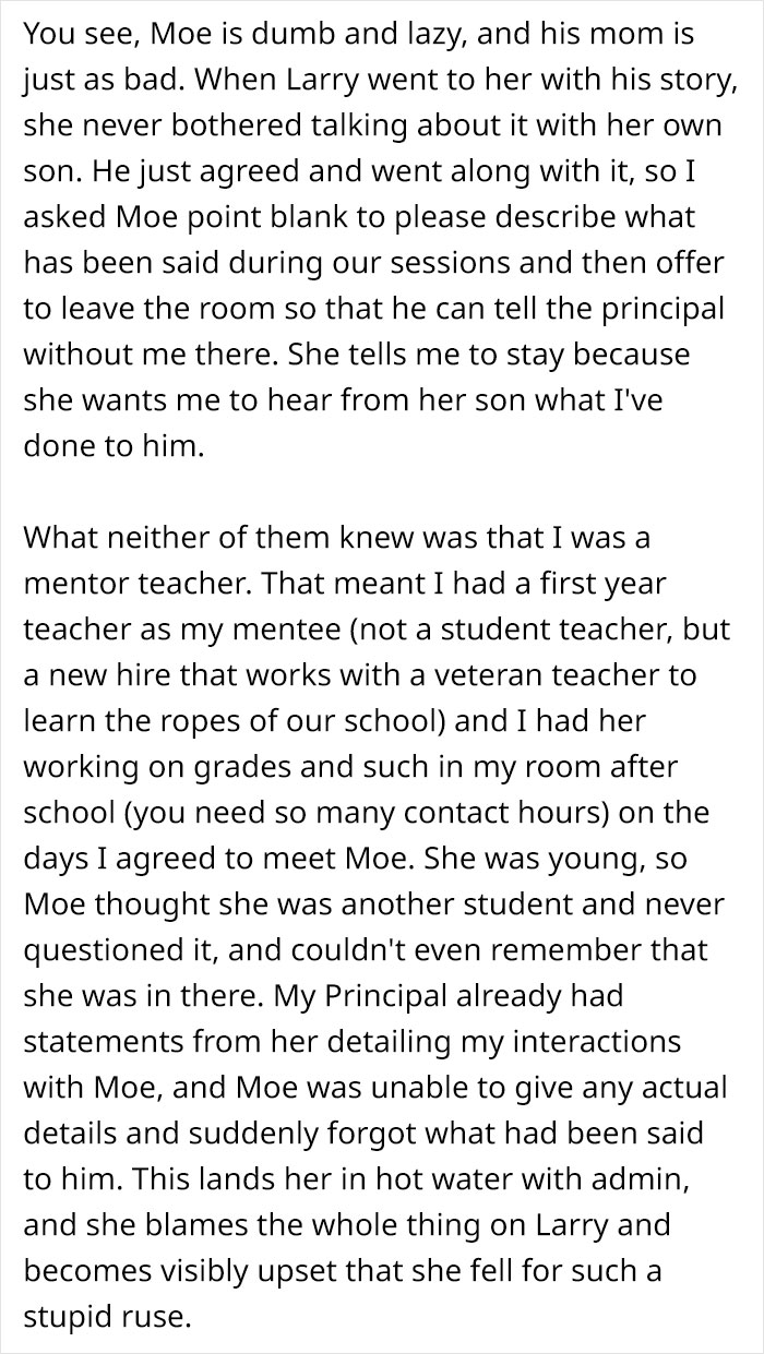 Teacher Shares How He Prepared And Executed A Super Detailed Plan On How To Punish 7 Slackers With Protective Parents