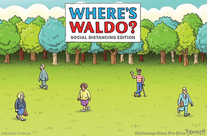 'Where's Waldo' Coronavirus Edition Is Here And It's A Tad Easier To Spot Waldo Than Usual