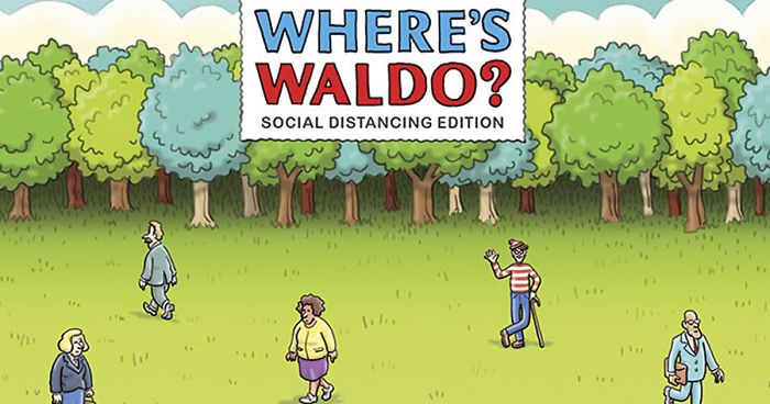 ‘Where’s Waldo’ Coronavirus Edition Is Here And It’s A Tad Easier To Spot Waldo Than Usual