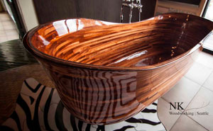 This Woodworker Uses His Background In Shipbuilding To Create Stunning Wooden Bathtubs
