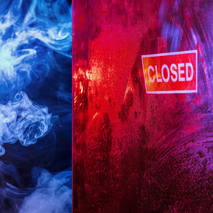 My Pop Art Pandemic Photographs Created Using Colored Flashes And Smoke My Pop Art Pandemic Photographs Created Using Colored Flashes And Smoke