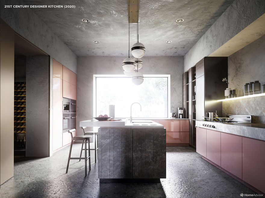 Designers Show Us How Kitchens Have Changed Over The Past 5 Centuries
