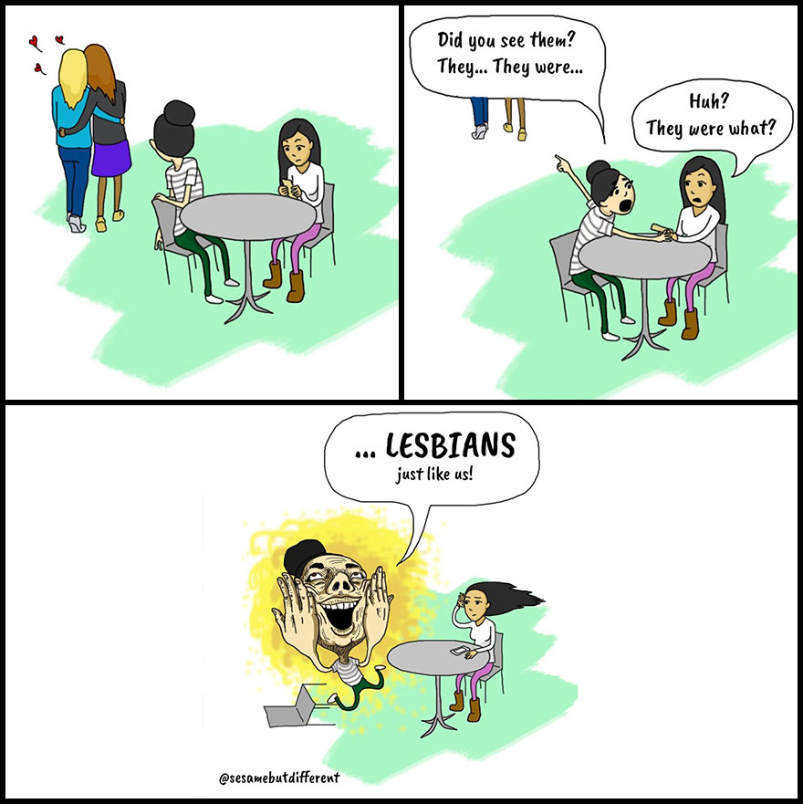 30 Cute And Heartwarming Lesbian Comics About My Relationship With My  Girlfriend | Bored Panda