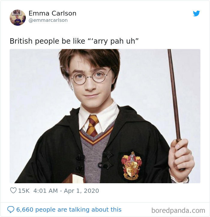 Funny Tweets Are Teaching People To Speak In A British Accent | Bored Panda